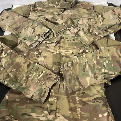 Lot Of 2 US Army Military Issue Multicam Ripstop BDU Shirt Jacket Sz Small Short • $30
