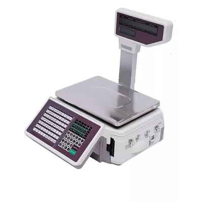 Food Scale With Label Printer 66 LB Digital Cash Register Scale Electronic • $225