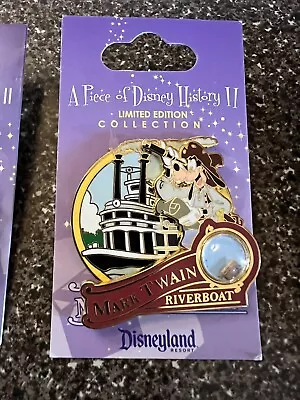 Disney Pin Piece Of History Mark Twain Riverboat  • $70