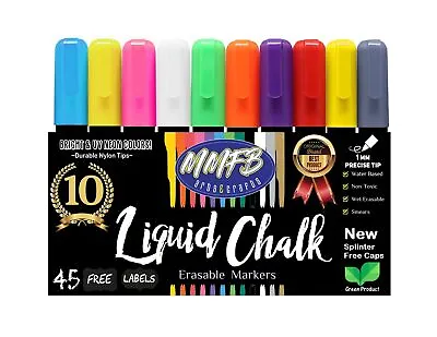 $25.81 • Buy MMFB Arts & Crafts Chalk Markers - Liquid Chalk Paint Pens For Businesses, Re...