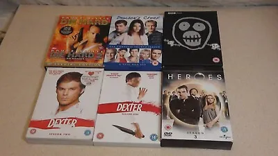 DVD Box Sets Die Hard Dawsons Creek Mighty Boosh Dexter Heroes • £10