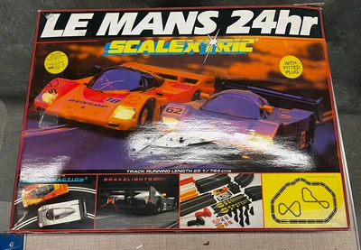 £60 • Buy Scalextric Le Mans 24Hr Complete Digital Set Plus Extras 1980's To 1990's