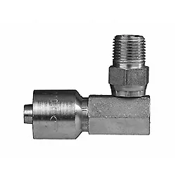 1/2  Hose X 1/2 Male Pipe Swivel 90 Degree NPTF Hydraulic Fitting • $18.99