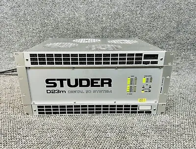 STUDER D23m Modular I/O System W/ A-LINK HD AES/EBU Cards & More+  - Lot #2 • $2495