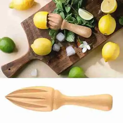 Wooden Lemon Squeezer Hand Press Juicer Fruit Orange Citrus Extractor Prof • $17.16