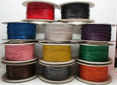 Model Railway Layout Wire Roll 7/0.2mm 1.4A PICK YOUR OWN COLOUR + LENGTH 2nPost • $5.12