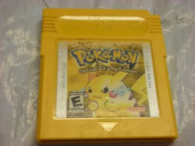 Nintendo Gameboy Authentic Pokemon Yellow Special Pikachu Edition TESTED • $59