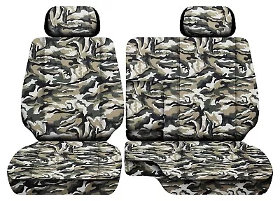 Designcovers Military Cam Beige Fits 95-2000 Toyota Tacoma Front Bench 60-40+2HR • $70.39