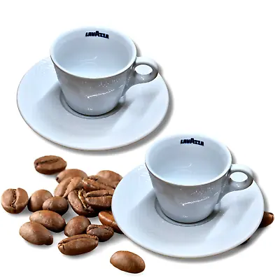 Lavazza Cappuccino Cups And Saucers Set Of 6 Premium Collection • £71.25