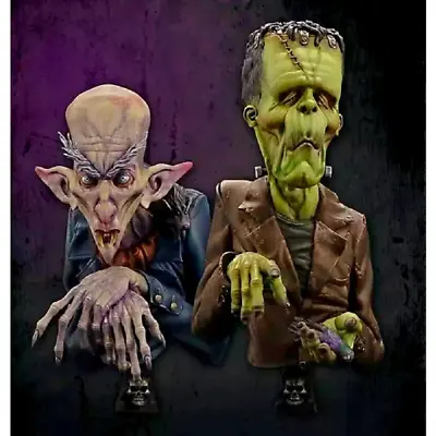 1/12 BUST Resin Model Kit Count Dracula & Frankenstein Fairy Tales Unpainted • $35.57