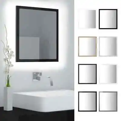 £18.99 • Buy LED Bathroom Mirror Toilet Wall Mirror Engineered Wood Multi Colours VidaXL