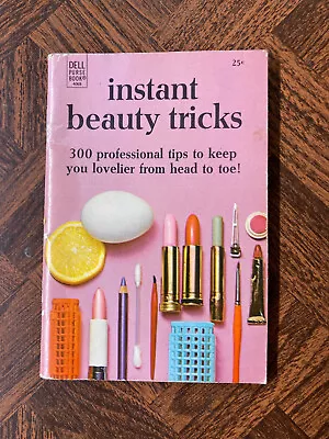 Vintage Dell Purse Book #4069 INSTANT BEAUTY TRICKS 1968 Dell Publishing GUIDE • $9.95