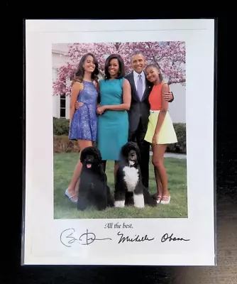 President Barack Obama Family White House Dogs 8 X 10 Photo • $17.99