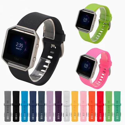 Replacement Band Sport For Fitbit Blaze Strap Wristband Silicone Adjustable • $6.70