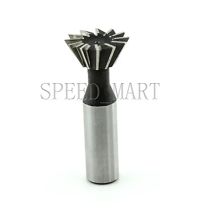 25mm X 60° Degree 10 Flutes High Speed Steel Dovetail Cutter End Mill Bit Router • $12.69