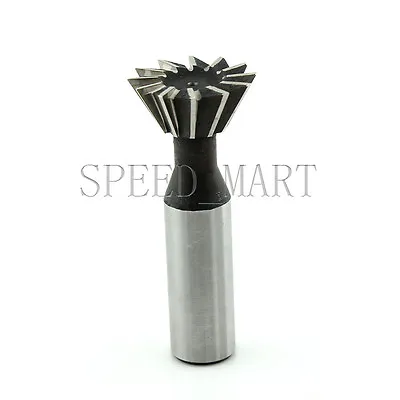 30mm X 60° Degree 12 Flutes High Speed Steel Dovetail Cutter End Mill Bit Router • $17.89
