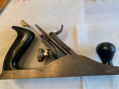 Vintage Stanley Smooth Bottom Plane 9 3/4” Long Model C557B Excellent Condition • $29.99