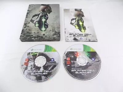 Mint Disc Xbox 360 Tom Clancy's Splinter Cell Blacklist Steelbook - Inc Manua... • $24.90