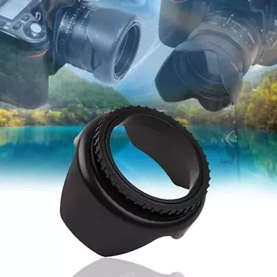 Professional Flower Shape Screw Mount Camera Lens Hood For Cannon(55mm) • $5.69
