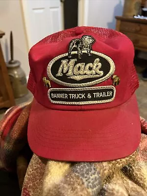 Mack Trucks Hat/adjustable Cap Made By K-Products Comes With Two Mack Pinbacks • $19.99