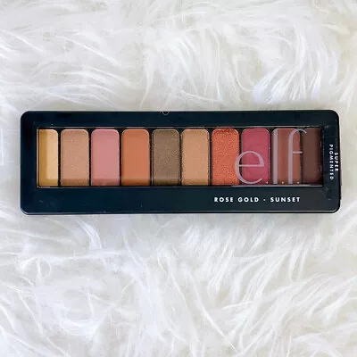 ELF Rose Gold Eyeshadow Pallette 10 Shades - Sunset • $9