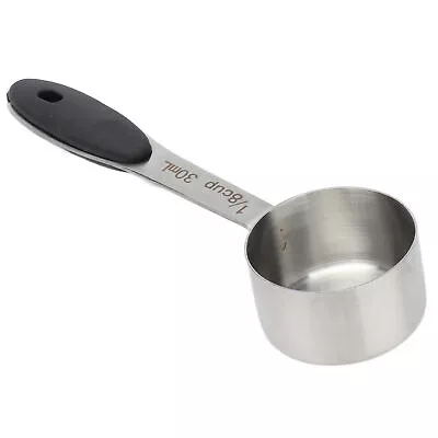 30ml Coffee Measuring Scoop 1/8 Cup Stainless Steel Tablespoon Large ZN • $7.93