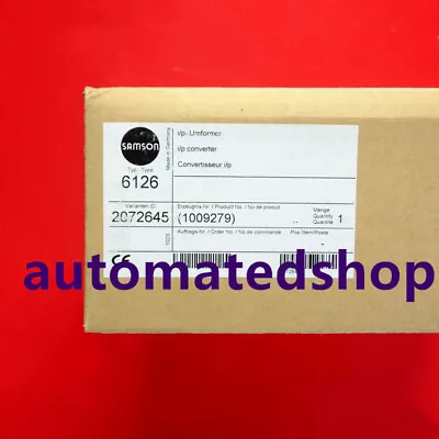 $2620 • Buy Samson 1009279 New I/P Converter Baumer HHS 95450100 6126