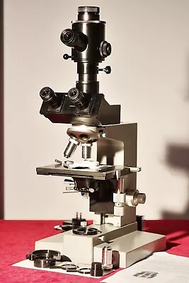 Leitz Dialux Microscope With New Led + Photomicroscopy With Your Digital Camera • $1875