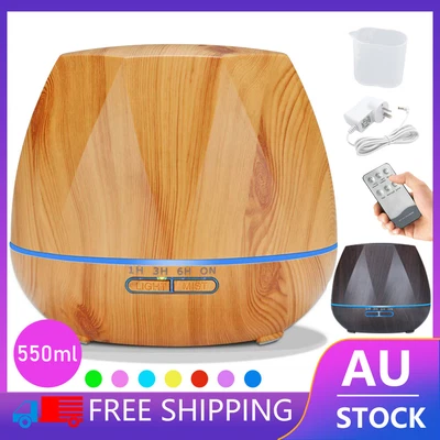 $12.32 • Buy Aroma Aromatherapy Diffuser Essential Oil Ultrasonic LED Air Humidifier Purifier