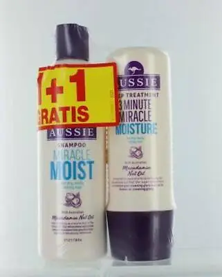 £10.24 • Buy Aussie Deep Treatment 3 Minute Miracle Moist Shampoo & Moisture Conditioner Set