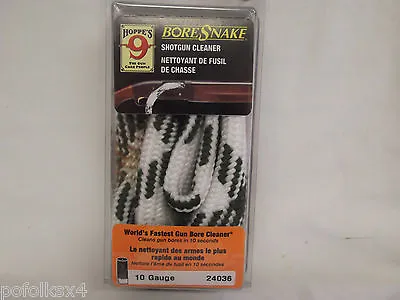 Hoppe's Boresnake 10 Gauge Shotgun Bore Cleaner 24036 • £18.29