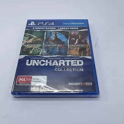 Uncharted The Nathan Drake Collection PS 4 Free Postage AU Brand New And Sealed • $24.95