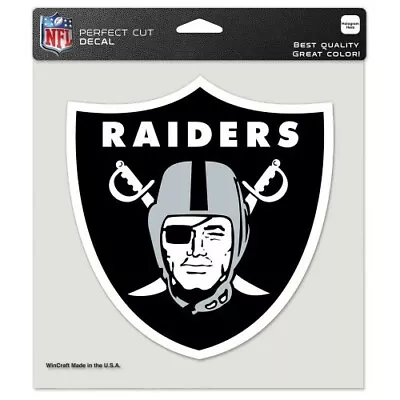 Las Vegas Raiders 8x8 Die Cut Decal NFL Football Vinyl Auto Window Team Film • $12.95