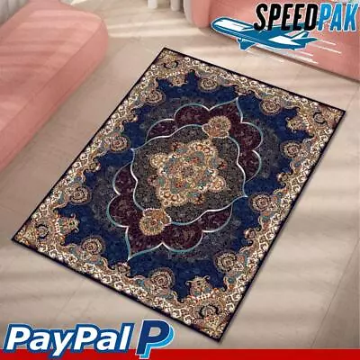 Persian Prayer Mat Washable Boho Retro Carpet Corridor Area Rug For Muslim Decor • $13.96