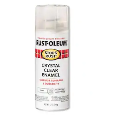 12 Oz. Protective Enamel Gloss Crystal Clear Spray Paint • $10.99