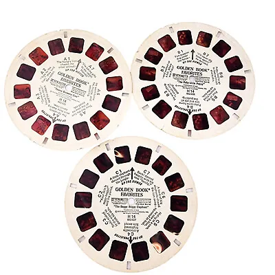 GAF View Master Viewmaster Golden Books Favorites 1977 Reels H14 Lot Of 3 • $12.99