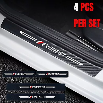 $24.20 • Buy For Ford Everest Car Door Plate Sill Scuff Anti Scratch Decal Sticker Protector