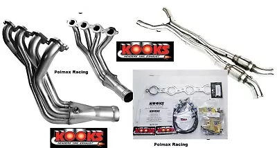 Kooks 1-7/8'' Headers / Green Catted X-pipe Kit 2005-08 Corvette C6 Base 6.0 LS2 • $3618.12