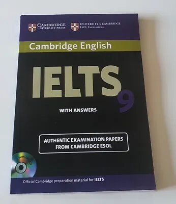 Cambridge IELTS 9 Self-study Pack (Student's Book With Answers And Audio CDs... • £8