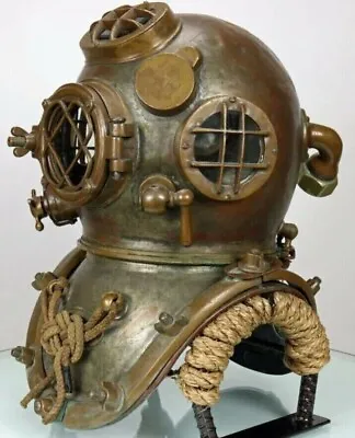 18  Diving Divers Helmet U.S Navy Mark V Deep Sea Antique Scuba Vintage Gift • $891.89