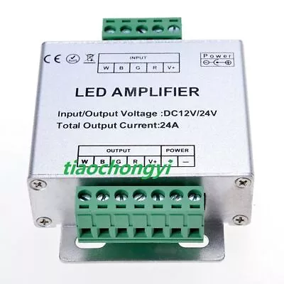 4CH Channel Circuit RGBW Amplifier For 5050 RGB(W) Color LED Strip Light NEW • $3