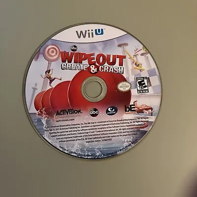 Wipeout: Create & Crash (Nintendo Wii U 2013) Disc Only • $12.95