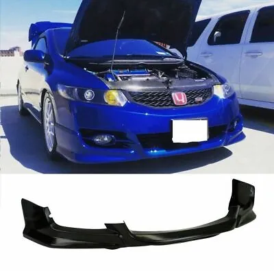 For 09-11 Honda Civic Coupe HFP HF-P Style Front Bumper Lip Unpainted PU • $94.88