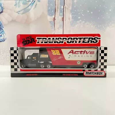 1993 Matchbox Superstar Transporter Grand National Active Racing 1/80 Nib • $10.95