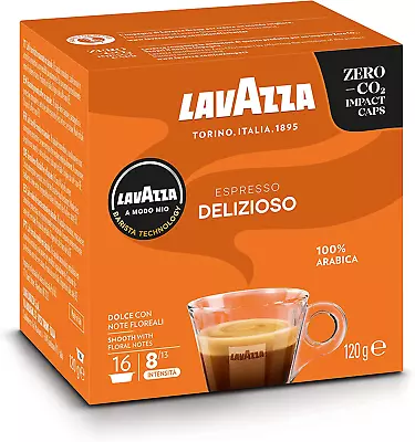 Lavazza Coffee Pods 16 Pack Espresso Delizioso Capsules Sweet Smooth & Strong • $11.99