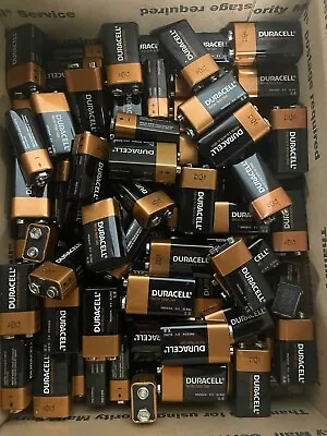 Lot Of 25 Duracell 9 Volt Alkaline Batteries 6LP3146 MN1604 Genuine • $12.50