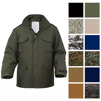 Camo M-65 Field Coat Camouflage Army M65 Tactical Uniform Military Jacket M1965 • $110.99