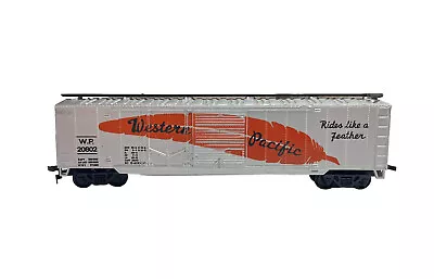 Vintage HO Scale Mehano Western Pacific 50' Box Car Silver #20802 With Box • $19.99