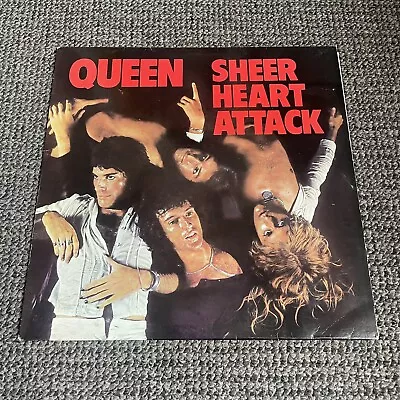 Queen – Sheer Heart Attack Vinyl Record EARLY UK Pressing - Yellow Labels • £18