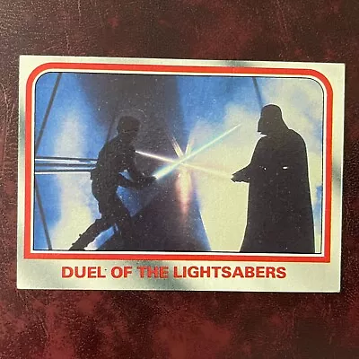 1980 Topps Star Wars EMPIRE STRIKES BACK Set DUEL OF THE LIGHTSABERS #107 EXMINT • $2.49